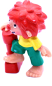 Preview: Pumuckl Kunststoff Figur, Motiv "steht auf einem Stempel" von Bullyland
